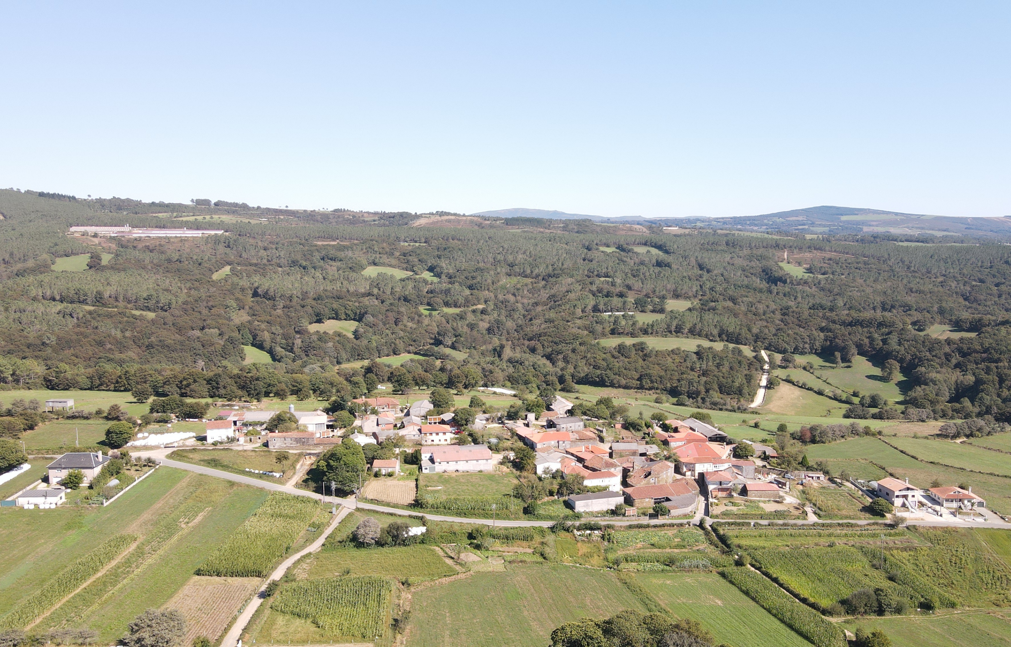 Vista aérea de Sisto Dozón